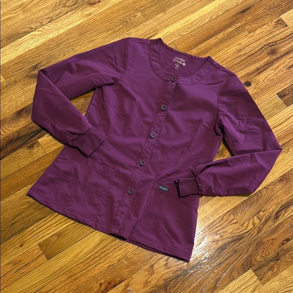 Sanibel Scrubs Women's Purple Jacket